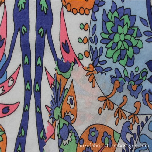 2019 new design 100%cotton lawn fabric for dress